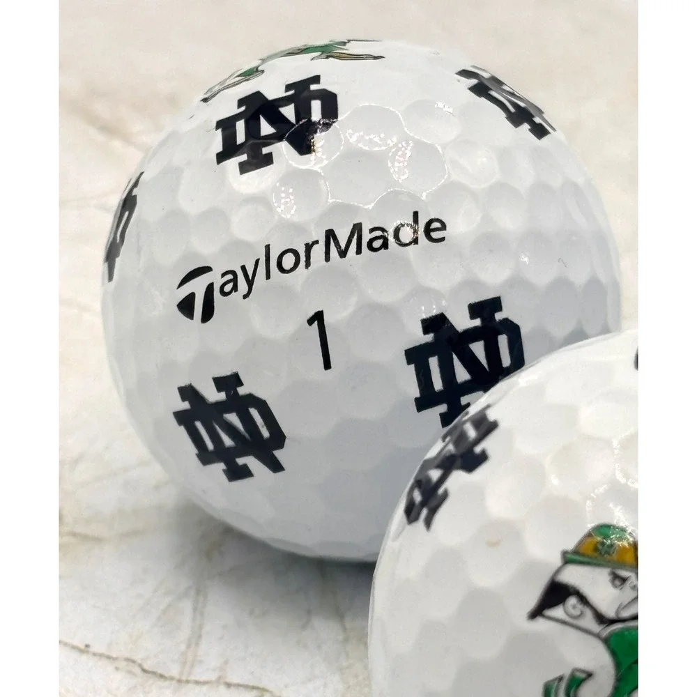 Notre Dame Fighting Irish‎ TaylorMade Tp5 Pix Golf Balls Lot of 4 No Box EUC